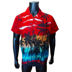 Hawaii palme skjorte