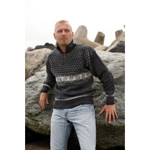 Norsk Uldtrje fra Norwool strik i 100% ren ny uld