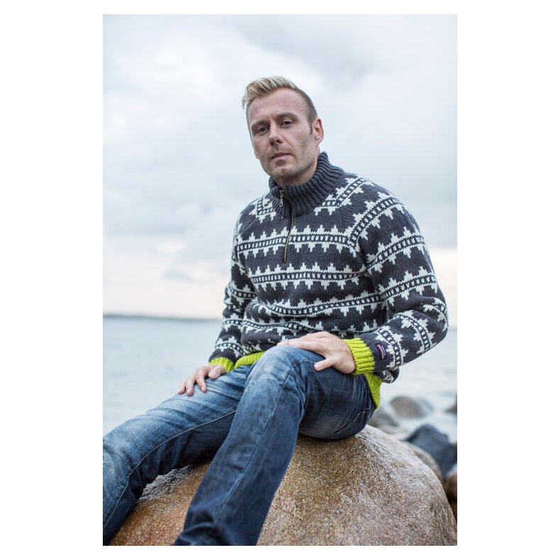 Islandsk Strik i ny fortolkning 100% ren uld fra Norwool
