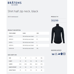 Norsk "Polo m/lynls" 100% merinould